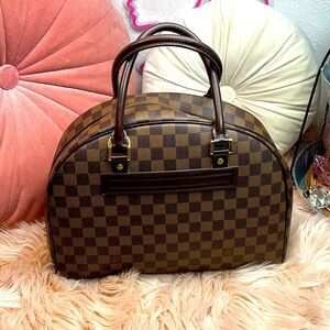 LOUIS VUITTON Damier Nolita 24 Boston Bag